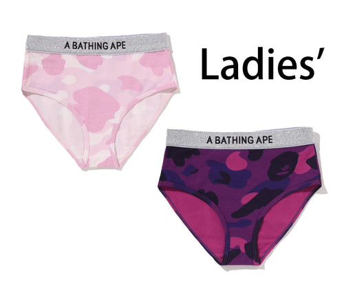 A BATHING APE Ladies' COLOR CAMO SHORTS - happyjagabee store