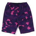 A BATHING APE BAPE KIDS COLOR CAMO SHARK REVERSIBLE SHORTS ( KIDS & JUNIOR )