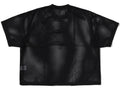 A BATHING APE WATER PRINT APE HEAD MESH RELAXED FIT TEE