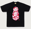 A BATHING APE ABC CAMO MILO ON APE HEAD TEE