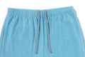 A BATHING APE Ladies' CRYSTAL STONE APE HEAD VELOUR WIDE PANTS