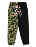 A BATHING APE Ladies' ABC CAMO SHARK SWEAT PANTS
