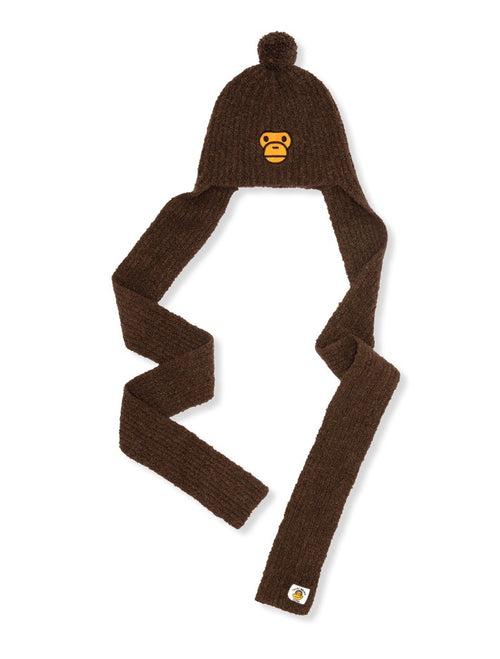 A BATHING APE BABY MILO STORE BABY MILO HOOD SCARF