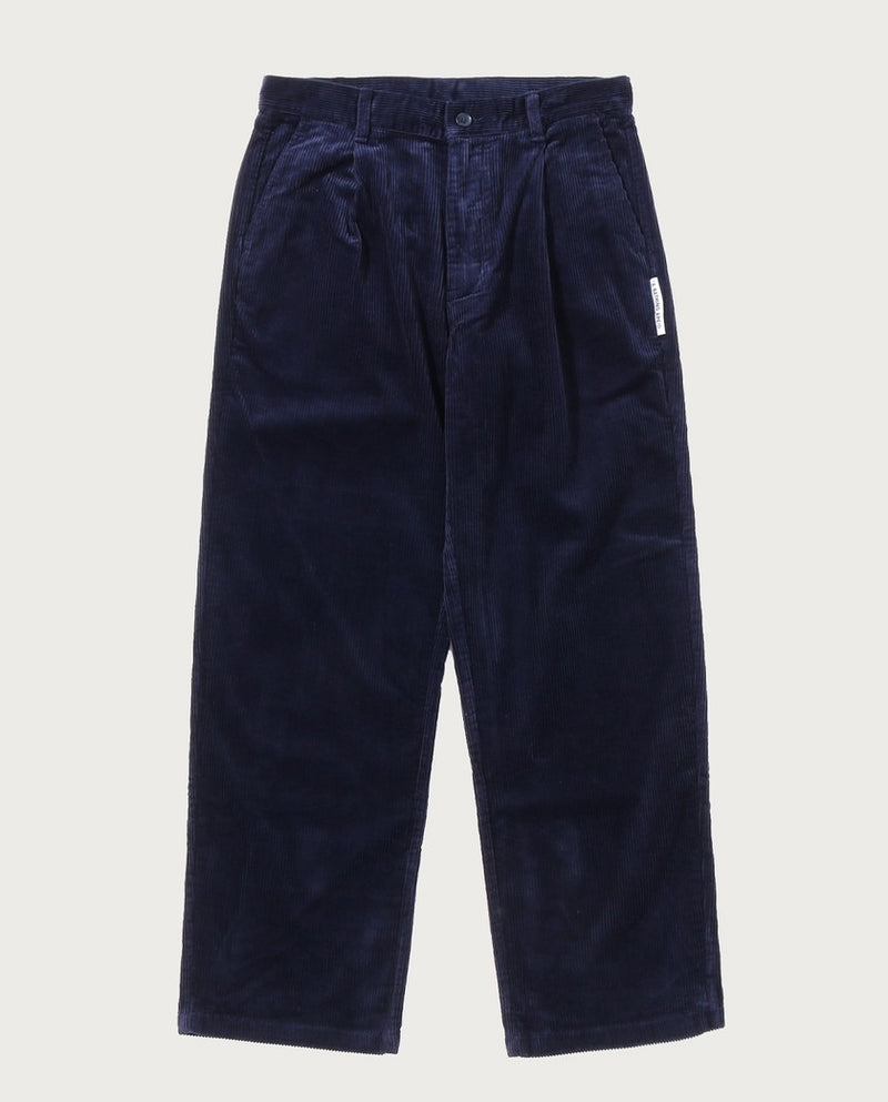 A BATHING APE CORDUROY ELASTICATED RELAXED FIT PANTS