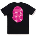 A BATHING APE Ladies' COLOR CAMO BIG APE HEAD TEE