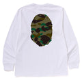 A BATHING APE 1ST CAMO BIG APE HEAD L/S TEE