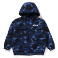 A BATHING APE BAPE KIDS COLOR CAMO BAPE HOODIE JACKET (LOOSE FIT)