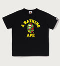 A BATHING APE BAPE KIDS STA CAMO COLLEGE TEE