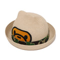 A BATHING APE BAPE KIDS ABC CAMO MILO FACE BLADE HAT