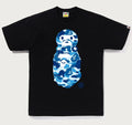A BATHING APE ABC CAMO MILO ON APE HEAD TEE