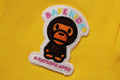 A BATHING APE BAPE KIDS BABY MILO ONE POINT ROMPERS