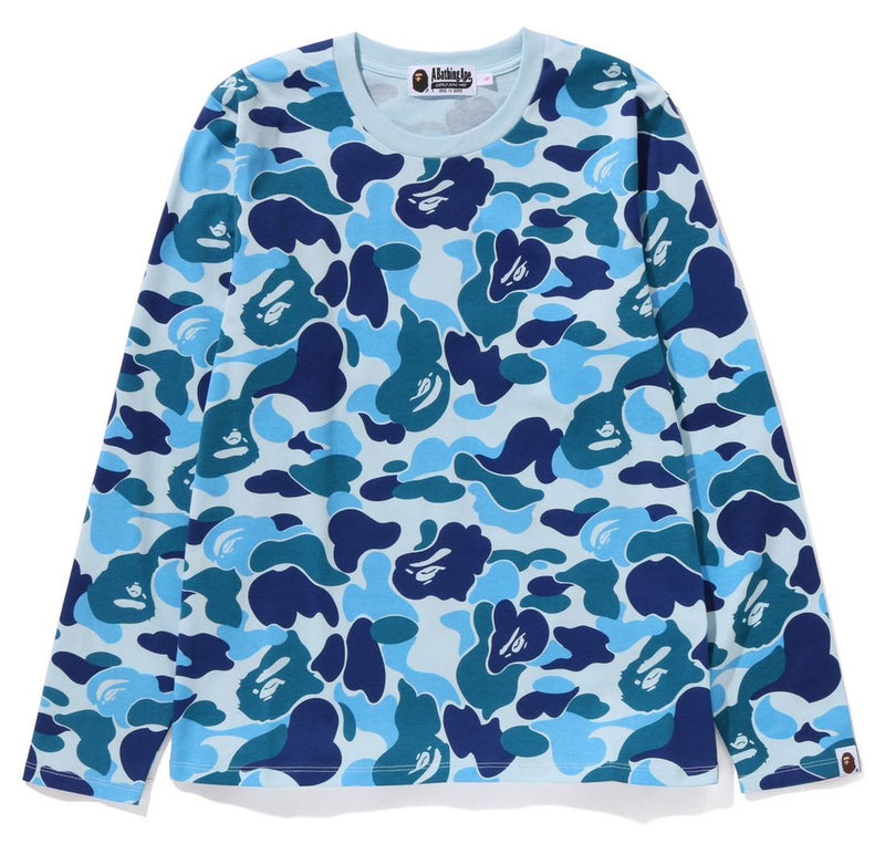 A BATHING APE Ladies' ABC CAMO L/S TEE