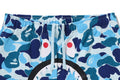 A BATHING APE ABC CAMO SHARK SWEAT SHORTS