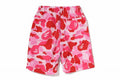 A BATHING APE BAPE KIDS ABC CAMO APE HEAD ONE POINT BEACH SHORTS