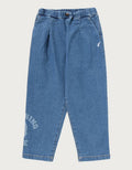 A BATHING APE BAPE KIDS COLLEGE 10 OZ STRETCH DENIM PANTS