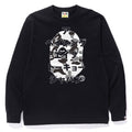 A BATHING APE ABC CAMO JAPANESE LETTERS L/S TEE