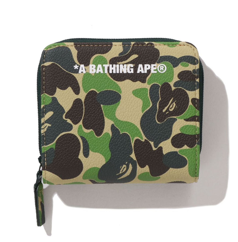 A BATHING APE ABC CAMO MINI WALLET