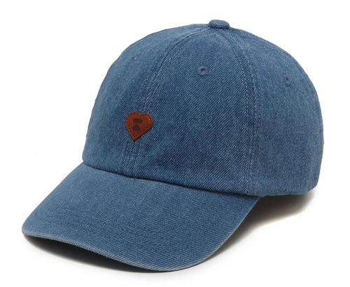 A BATHING APE Ladies' - APEE DENIM BASEBALL CAP