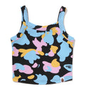 A BATHING APE Ladies' NEW MULTI CAMO CROPPED RIB TANK TOP