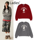 A BATHING APE Ladies' COLLEGE KNIT SWEATER