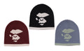 A BATHING APE MAD FACE KNIT CAP