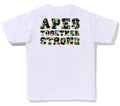 A BATHING APE ABC CAMO COLLEGE ATS TEE