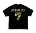 A BATHING APE BAPE x CR7 LIFE GRAPHIC REFLECTION CAMO COLLEGE RELAXED FIT TEE