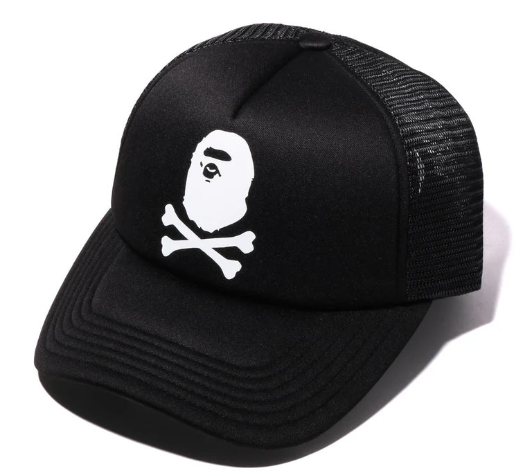 A BATHING APE Men's Goods APE CROSSBONE MESH CAP 4K20180001