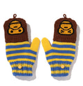 A BATHING APE BAPE KIDS BABY MILO KNIT GLOVES