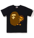A BATHING APE BAPE KIDS APE HEAD & BABY MILO TEE