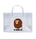 A BATHING APE APE HEAD CLEAR BAG