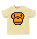 A BATHING APE BAPE KIDS MILO FACE TEE