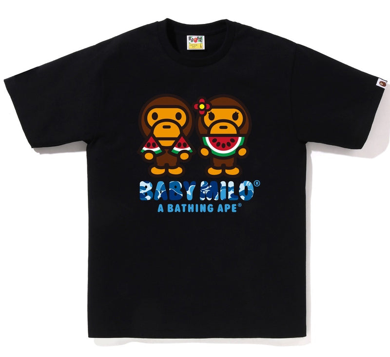 A BATHING APE ABC CAMO BABY MILO WATER MELON SUMMER TEE