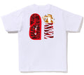 A BATHING APE COLOR CAMO TIGER SHARK TEE