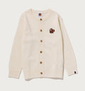 A BATHING APE BAPE KIDS APE & MILO ONE POINT CARDIGAN