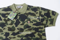 A BATHING APE 1ST CAMO ONE POINT RELAXED POLO