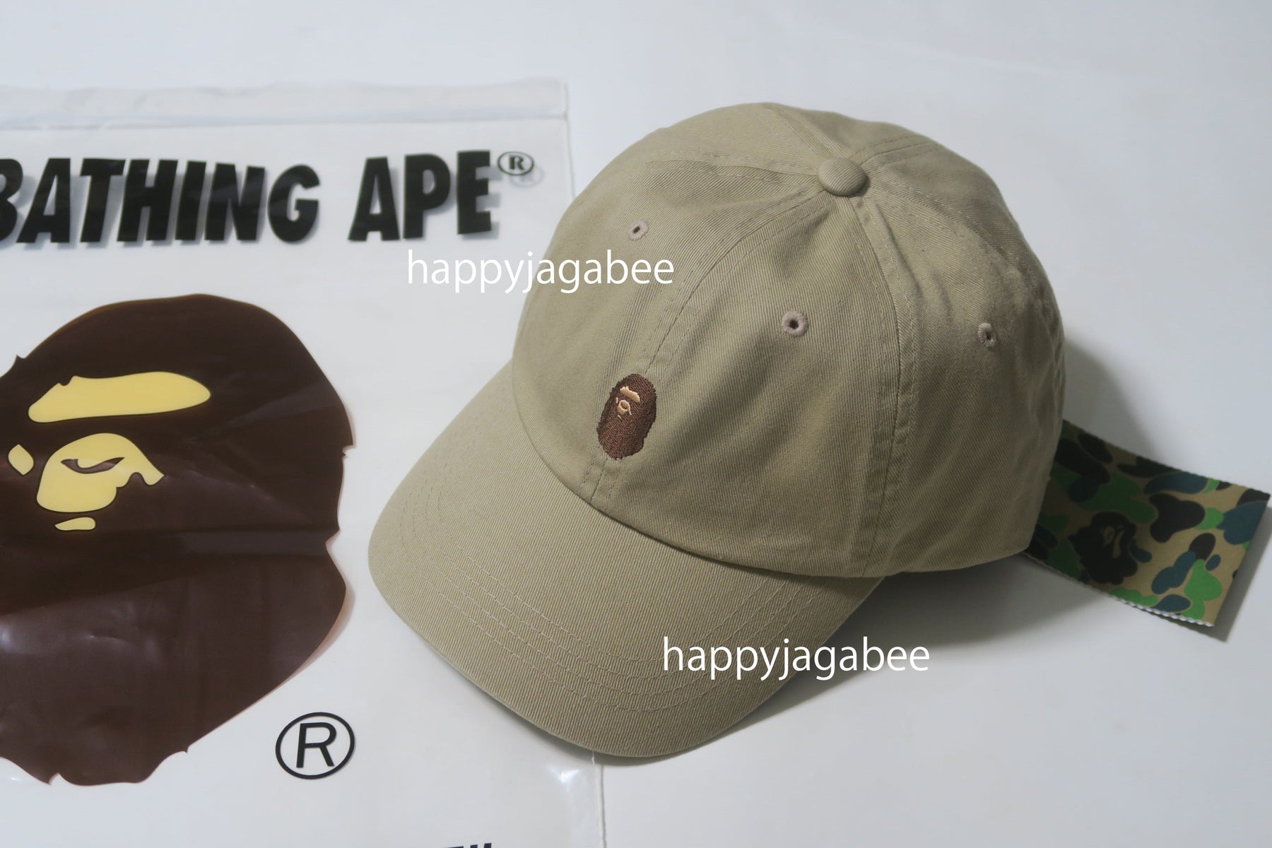A BATHING APE ONE POINT PANEL CAP – happyjagabee store