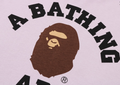 A BATHING APE Ladies' PIGMENT COLLEGE L/S TEE