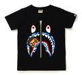 A BATHING APE Ladies' ABC CAMO MILO SHARK TEE