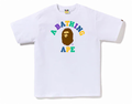 A BATHING APE COLORS COLLEGE TEE