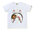 A BATHING APE Ladies' ABC CAMO MILO SHARK TEE