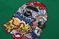 A BATHING APE LUX SPORT APE HEAD OVERSIZED TEE