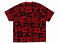 A BATHING APE LUX SPORT PATTERN OVERSIZED TEE