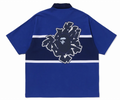 A BATHING APE COLOR BLOCKING OVERSIZED RUGBY POLO