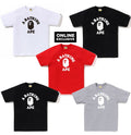 A BATHING APE BICOLOR COLLEGE TEE -ONLINE EXCLUSIVE-
