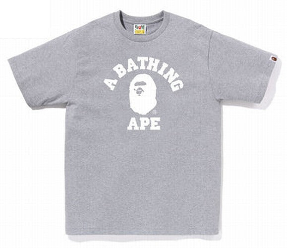 A BATHING APE BICOLOR COLLEGE TEE -ONLINE EXCLUSIVE-