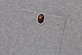A BATHING APE ONE POINT POCKET TEE -ONLINE EXCLUSIVE-