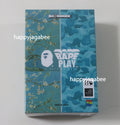 A BATHING APE BAPE x MEDICOM TOY VGH ALMOND BLOSSOM SHARK BE@RBRICK 100%&400% SET