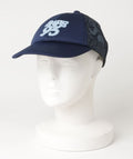 A BATHING APE LINE CAMO JACQUARD MESH BLOCKING LOGO CAP