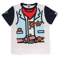 A BATHING APE BAPE KIDS BABY MILO SHERIFF VEST PRINT TEE